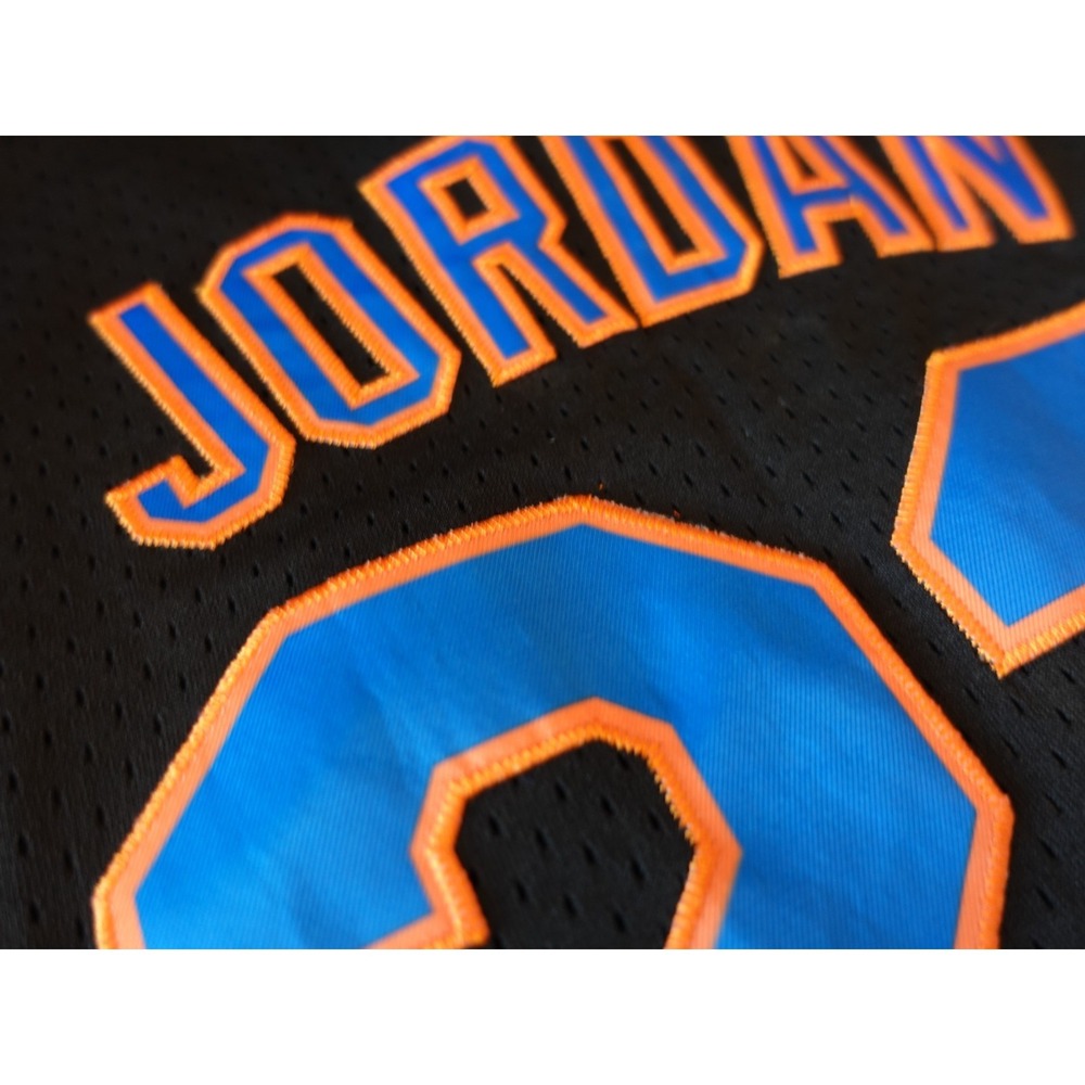 Vintage Michael Jordan Space Jam Tune Squad Black Jersey Stitched Kids XL 23 - Picture 12 of 13